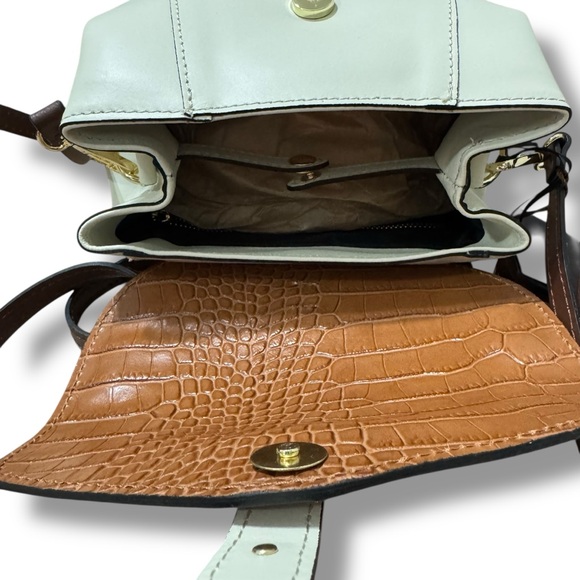 House of Harlow 1960 Brown and Cream Backpack main image 7
